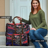 Philippines Sun Tattoo Travel Bag Feathers Filipinas Grunge Style Black LT14 - Polynesian Pride