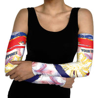 Philippines Sun Tattoo Arm Sleeves Feathers Filipinas Grunge Style White