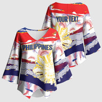 Philippines Sun Tattoo Kimono Sleeve Blouse Feathers Filipinas Grunge Style White LT14 - Polynesian Pride