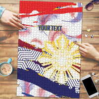 Philippines Sun Tattoo Puzzle Feathers Filipinas Grunge Style White