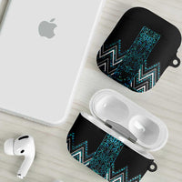 Paua Shell Aotearoa Mangopare Kowhaiwhai Niho Taniwha AirPods Case Maori New Zealand - Polynesian Pride