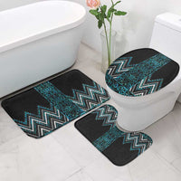 Paua Shell Aotearoa Mangopare Kowhaiwhai Niho Taniwha Bathroom Set Maori New Zealand - Polynesian Pride