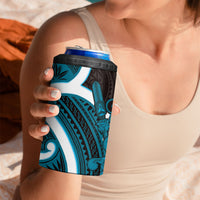 Kikorangi Aotearoa Atua Tumatauenga 4 in 1 Can Cooler Tumbler Maori God Of War Tiki With Taiaha LT14 - Polynesian Pride