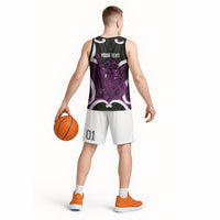 Waiporoporo Aotearoa Atua Tumatauenga Personalised Basketball Jersey Maori God Of War Tiki With Taiaha LT14 - Polynesian Pride