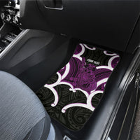 Waiporoporo Aotearoa Atua Tumatauenga Personalised Car Mats Maori God Of War Tiki With Taiaha LT14 - Polynesian Pride