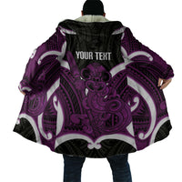 Waiporoporo Aotearoa Atua Tumatauenga Personalised Cloak Maori God Of War Tiki With Taiaha LT14 - Polynesian Pride