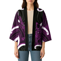Waiporoporo Aotearoa Atua Tumatauenga Personalised Kimono Maori God Of War Tiki With Taiaha LT14 - Polynesian Pride