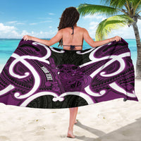 Waiporoporo Aotearoa Atua Tumatauenga Personalised Sarong Maori God Of War Tiki With Taiaha LT14 - Polynesian Pride