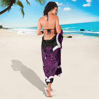 Waiporoporo Aotearoa Atua Tumatauenga Personalised Sarong Maori God Of War Tiki With Taiaha LT14 - Polynesian Pride