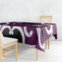 Waiporoporo Aotearoa Atua Tumatauenga Personalised Tablecloth Maori God Of War Tiki With Taiaha LT14 - Polynesian Pride