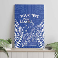 Custom Manu Samoa Rugby 2024 Canvas Wall Art Go Champions Samoan Tattoo