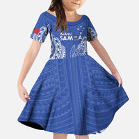 Custom Manu Samoa Rugby 2024 Family Matching Long Sleeve Bodycon Dress and Hawaiian Shirt Go Champions Samoan Tattoo