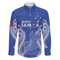 Custom Manu Samoa Rugby 2024 Family Matching Off Shoulder Short Dress and Hawaiian Shirt Go Champions Samoan Tattoo