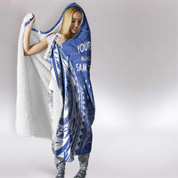 Custom Manu Samoa Rugby 2024 Hooded Blanket Go Champions Samoan Tattoo LT14 - Polynesian Pride