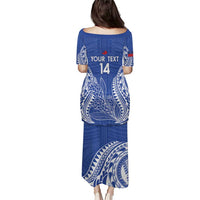 Custom Manu Samoa Rugby 2024 Puletasi Go Champions Samoan Tattoo