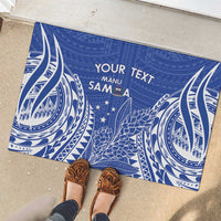 Custom Manu Samoa Rugby 2024 Rubber Doormat Go Champions Samoan Tattoo LT14 - Polynesian Pride