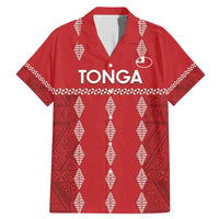Custom Tonga Rugby 2024 Family Matching Mermaid Dress and Hawaiian Shirt Go Champions Ikale Tahi Ngatu Pattern