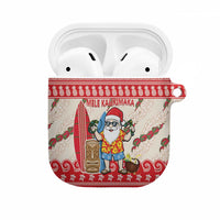 Hawaii Christmas Six Seven AirPods Case Mele Kalikimaka Funny Santa 67 Gen Alpha Slang LT14 Red - Polynesian Pride