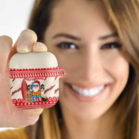 Hawaii Christmas Six Seven AirPods Case Mele Kalikimaka Funny Santa 67 Gen Alpha Slang LT14 - Polynesian Pride