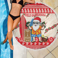Hawaii Christmas Six Seven Beach Blanket Mele Kalikimaka Funny Santa 67 Gen Alpha Slang - Polynesian Pride