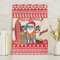 Hawaii Christmas Six Seven Canvas Wall Art Mele Kalikimaka Funny Santa 67 Gen Alpha Slang - Polynesian Pride