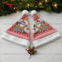 Hawaii Christmas Six Seven Christmas Santa Hat Mele Kalikimaka Funny Santa 67 Gen Alpha Slang - Polynesian Pride