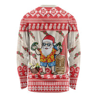 Hawaii Christmas Six Seven Long Sleeve Shirt Mele Kalikimaka Funny Santa 67 Gen Alpha Slang - Polynesian Pride