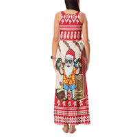 Hawaii Christmas Six Seven Tank Maxi Dress Mele Kalikimaka Funny Santa 67 Gen Alpha Slang - Polynesian Pride