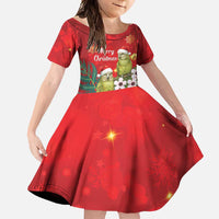 New Zealand Kakapo Christmas Family Matching Summer Maxi Dress and Hawaiian Shirt Owl Parrot Santa Sliver Fern Manuka - Red - Polynesian Pride