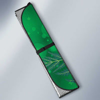 New Zealand Kakapo Christmas Auto Sun Shade Owl Parrot Santa Sliver Fern Manuka - Green - Polynesian Pride
