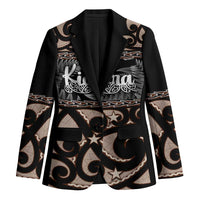 Kia Ora New Zealand Blazer Aotearoa Proud Maori Silver Fern - Polynesian Pride