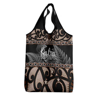 Kia Ora New Zealand Grocery Bag Aotearoa Proud Maori With Silver Fern