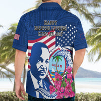 Guam Martin Luther King Jr Day Hawaiian Shirt I Have A Dream Guahan Seal With Bougainvillea LT14 - Polynesian Pride