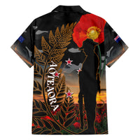 New Zealand ANZAC Day Hawaiian Shirt Lest We Forget Silver Fern With Camouflage LT14 - Polynesian Pride