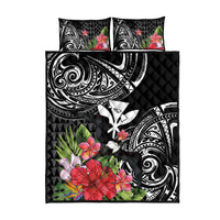Hawaii Iwa Bird Quilt Bed Set Great Frigatebird Kanaka Tropical Flowers LT14 - Polynesian Pride