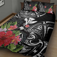 Hawaii Iwa Bird Quilt Bed Set Great Frigatebird Kanaka Tropical Flowers LT14 - Polynesian Pride