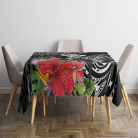 Hawaii Iwa Bird Tablecloth Great Frigatebird Kanaka Tropical Flowers LT14 - Polynesian Pride