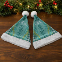 Teal Palaka Hawaii Iwa Bird Christmas Santa Hat Hawaiian Kakau Jade Vine Lei LT14 - Polynesian Pride