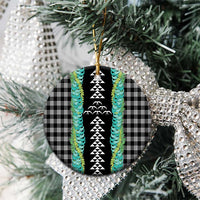 Black Palaka Hawaii Iwa Bird Ceramic Ornament Hawaiian Kakau Jade Vine Lei LT14 - Polynesian Pride