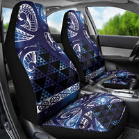 Matariki New Zealand Car Seat Cover NZ Niho Taniwha Maori New Year Blue Galaxy