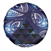 Matariki New Zealand Spare Tire Cover NZ Niho Taniwha Maori New Year Blue Galaxy