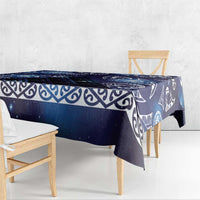 Matariki New Zealand Tablecloth NZ Niho Taniwha Maori New Year Blue Galaxy LT14 - Polynesian Pride