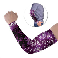 Matariki New Zealand Arm Sleeves NZ Niho Taniwha Maori New Year Purple Galaxy