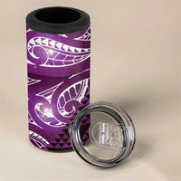 Matariki New Zealand 4 in 1 Can Cooler Tumbler NZ Niho Taniwha Maori New Year Purple Galaxy