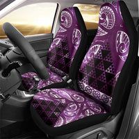 Matariki New Zealand Car Seat Cover NZ Niho Taniwha Maori New Year Purple Galaxy