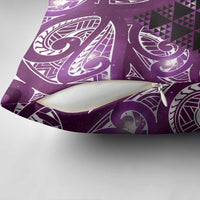 Matariki New Zealand Pillow Cover NZ Niho Taniwha Maori New Year Purple Galaxy