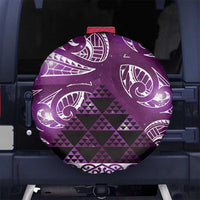 Matariki New Zealand Spare Tire Cover NZ Niho Taniwha Maori New Year Purple Galaxy