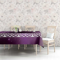 Matariki New Zealand Tablecloth NZ Niho Taniwha Maori New Year Purple Galaxy