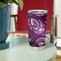 Matariki New Zealand Tumbler Cup NZ Niho Taniwha Maori New Year Purple Galaxy