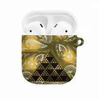 Matariki New Zealand AirPods Case NZ Niho Taniwha Maori New Year Yellow Galaxy LT14 Yellow - Polynesian Pride